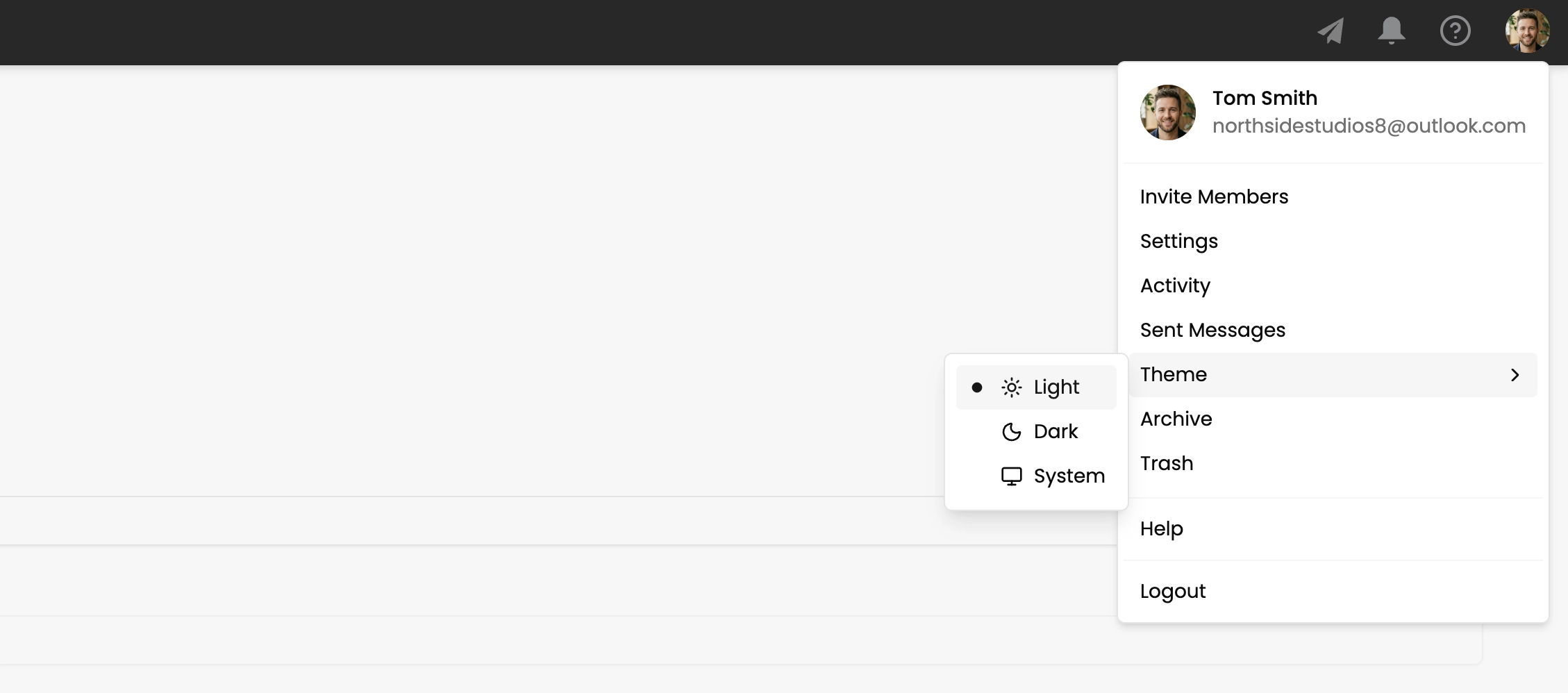 Changing the theme in FoxTrak