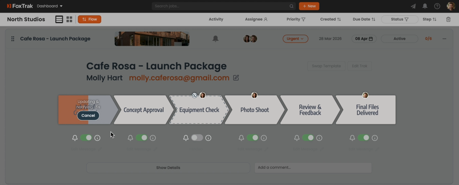 How the cooldown works in FoxTrak