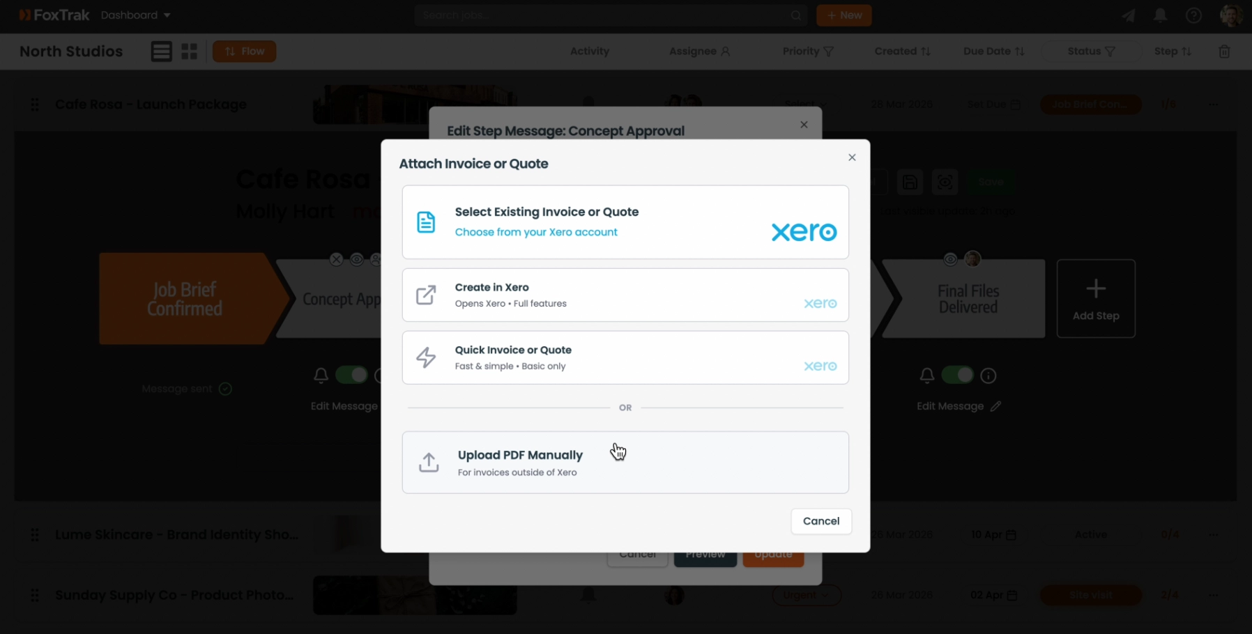 Adding an Invoice in FoxTrak